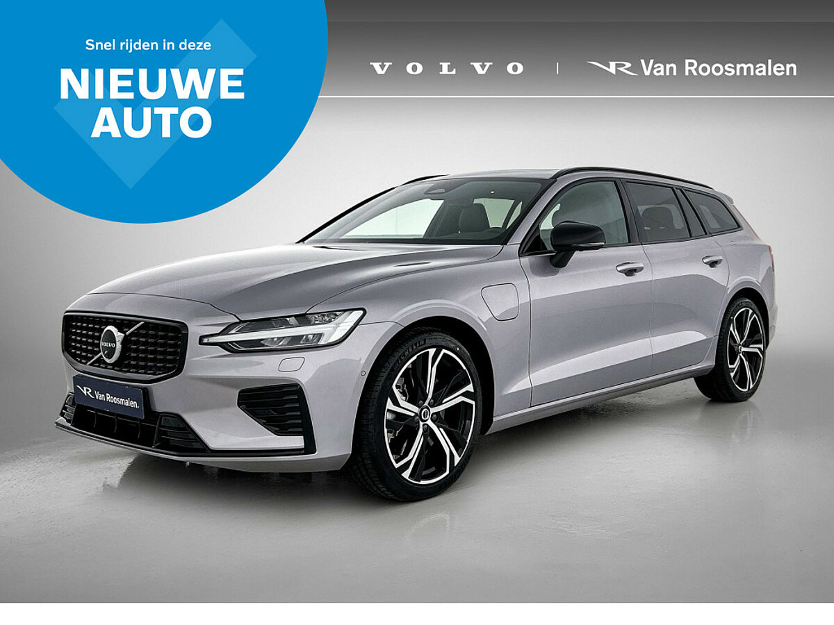 46456426 volvo v60 t6 twin engine awd ultra dark nieuw voorraad aurora silver 1