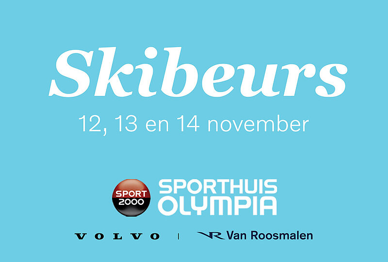 Kom 12, 13 & 14 november naar de Skibeurs in Veldhoven