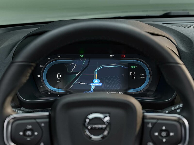 Volvo xc40 recharge pure electric van roosmalen leasen kopen private lease 4 interior