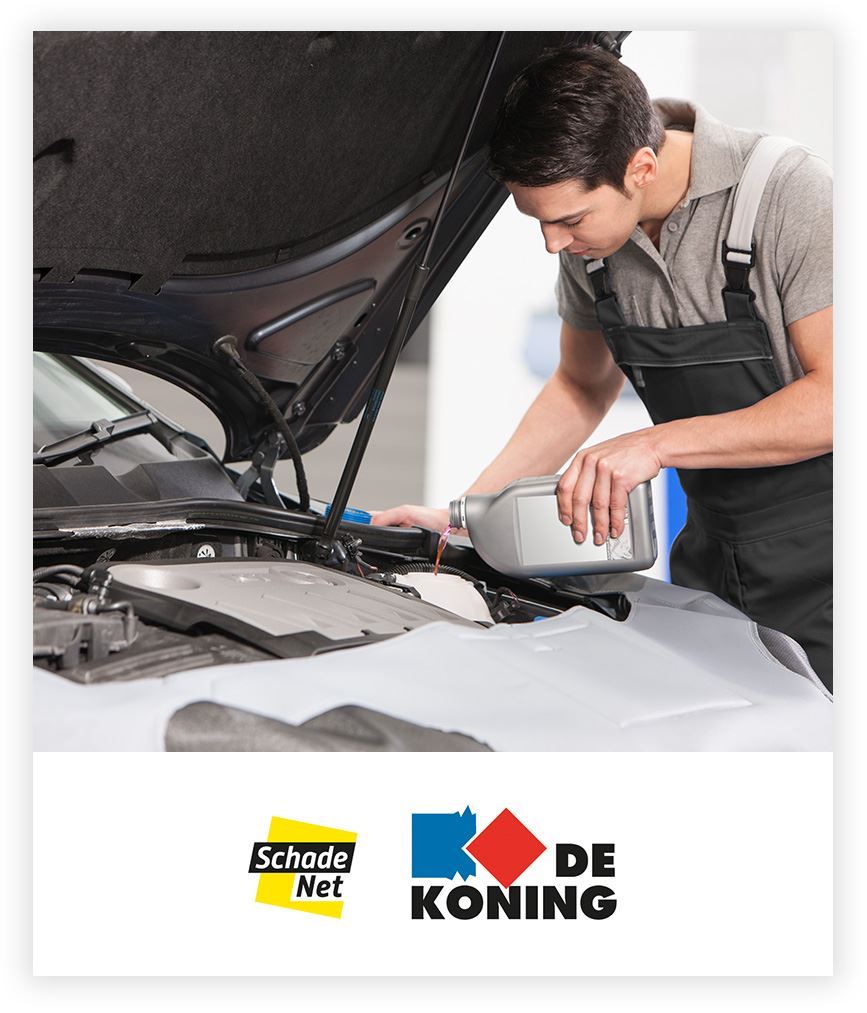Schadenet De Koning motorkap monteur 